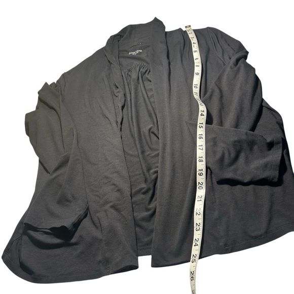 Eileen Fisher Open Front Loose Knit Cardigan Sz Lrg - Picture 7 of 9